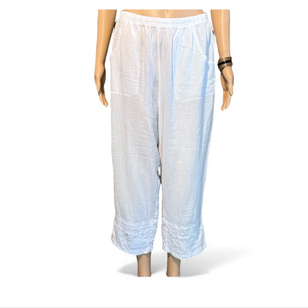 💰BOGO FREE Gauzy White Swim Beach Coverup Pants